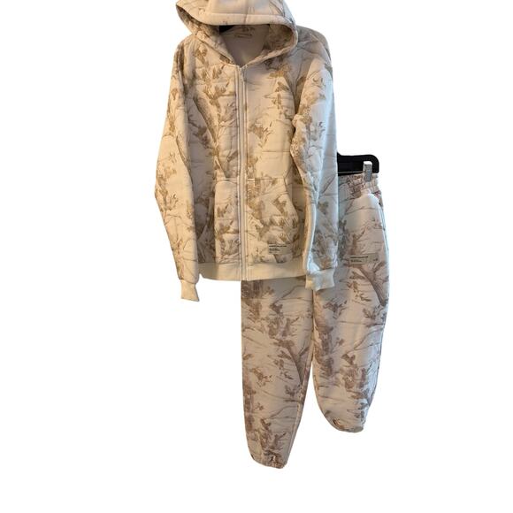 Camo Zip Hoodie Comfrt set sz M - Picture 9 of 15